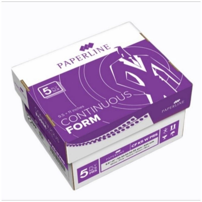

Continues Form / Kertas komputer Paperline 9,5 x 11 5 Ply PRS : 2