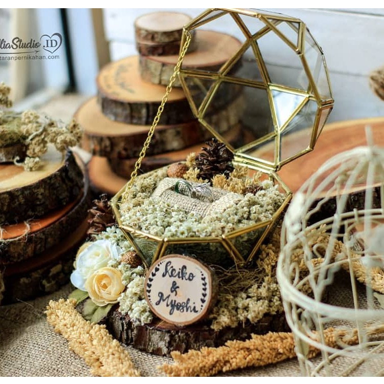 RINGBOX | KOTAK PERHIASAN BALL RUSTIC