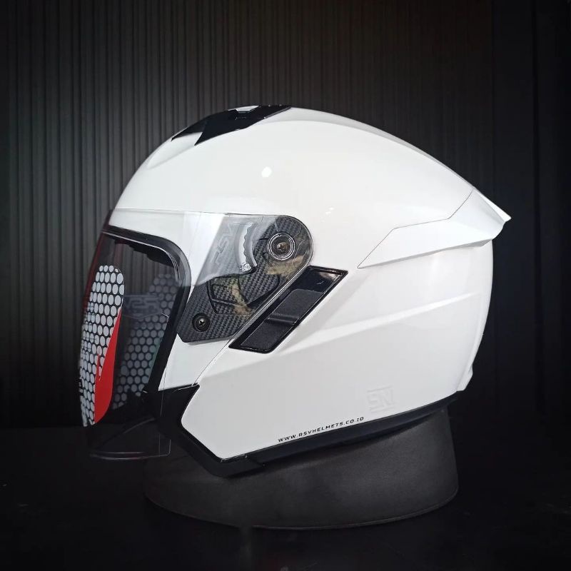 HELM RSV SV300 WHITE GLOSS ORIGINAL HELM RSV SV300 PUTIH MURAH ORIGINAL