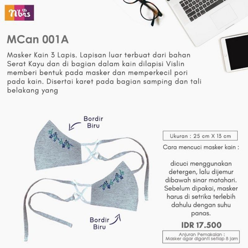 Masker Nibras MCan 001A