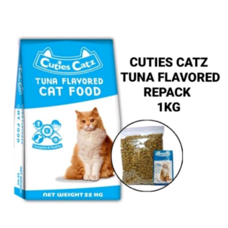 Makanan Kucing Cuties Tuna repack 10kg Expedisi