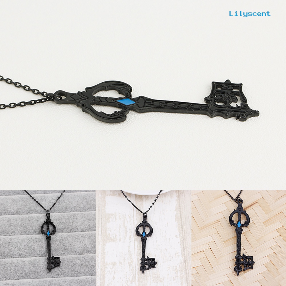 Kalung Dengan Liontin Anime Kingdom Hearts Oblivion Keyblade Untuk Pria Dan Wanita