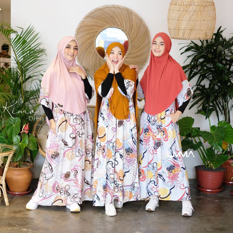 Kimo Dress by Umma / Piyama rayon / homey dress Rayon