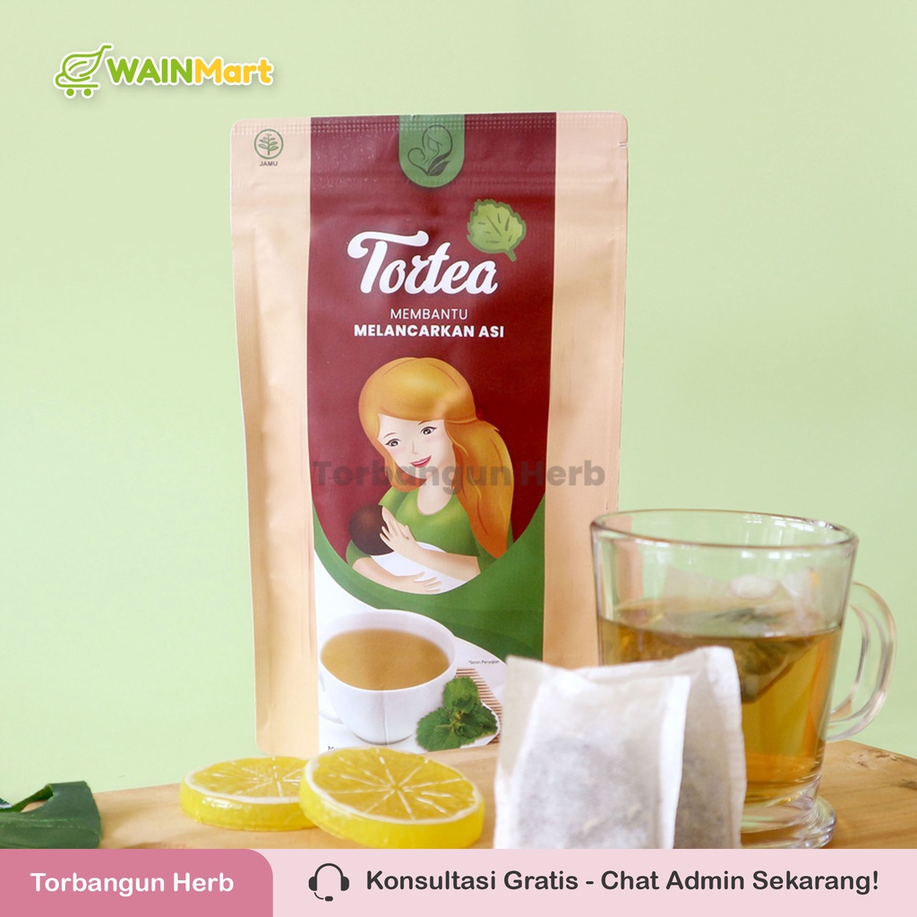 TORTEA Teh Celup Torbangun ORIGINAL Pelancar ASI Booster Tea Torbangun Herbal Untuk Ibu Menyusui