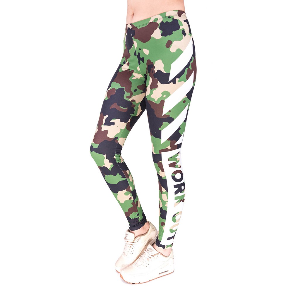  Celana  Legging  Panjang Wanita Motif Print Digital 3D untuk  