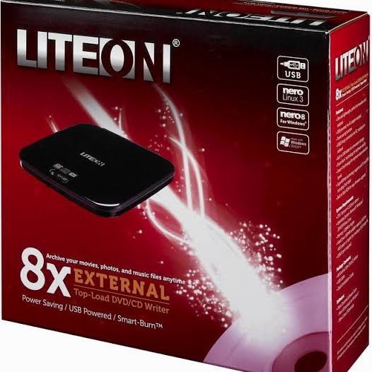 DVD/CD writer external 8x Liteon to load