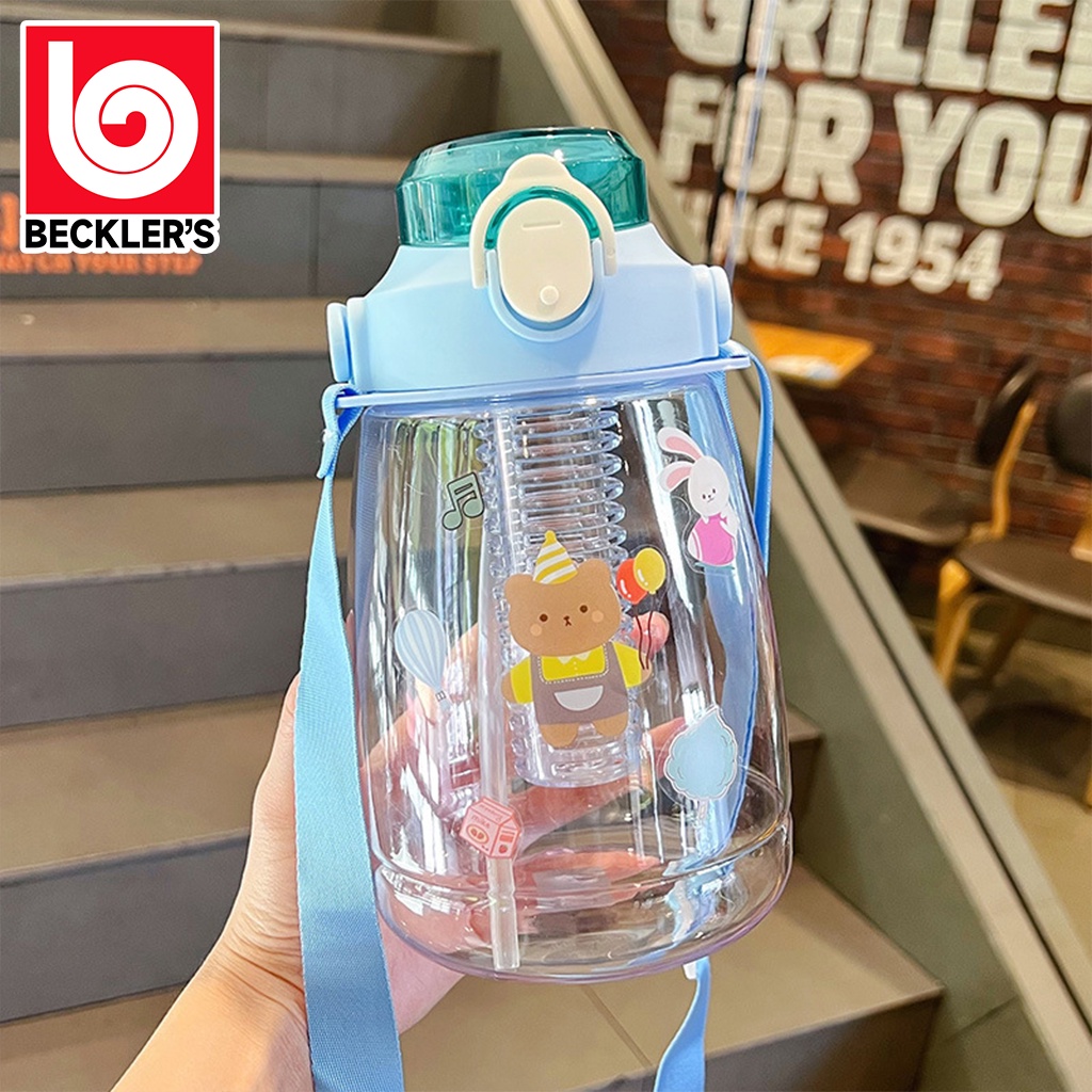 Beckler's FREE Stiker Botol Minum Gemoy Bening 1300ML Motivasi Lucu Gemoy