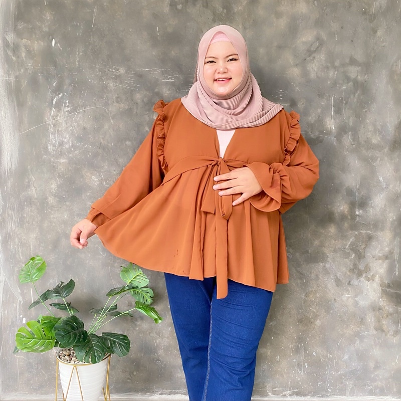 QONITA OUTER BIGSIZE OUTER JUMBO OUTER WANITA JUMBO