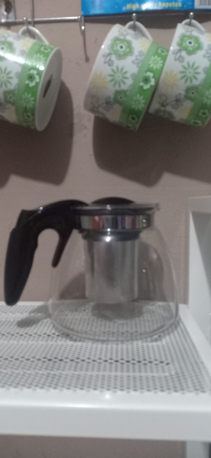 Miniso Official Teko Kaca/tempat Teh Teapot 900 Ml
