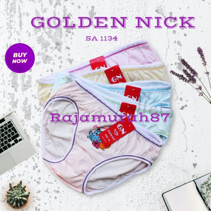 ( 1 PCS) Celana Dalam Golden Nick 1134 • Celana Dalam Golden Nick Remaja