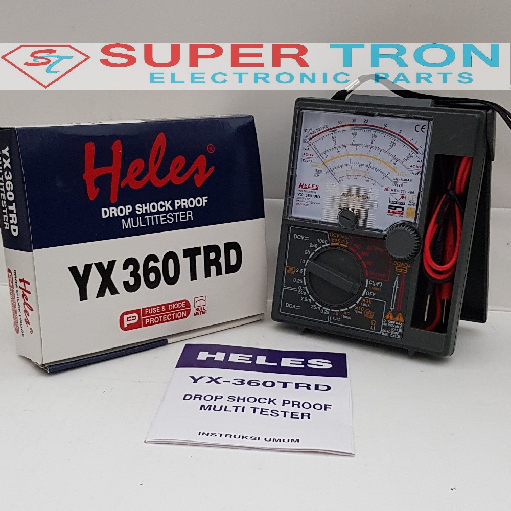 Multimeter HELES YX 360 TRD Multitester Avometer Analog Heles YX360TRD