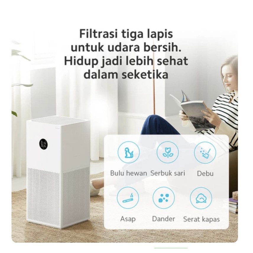 Air Purifier 4 Lite &amp; 4 Pro Smart Pembersih Penyaring Udara Pintar