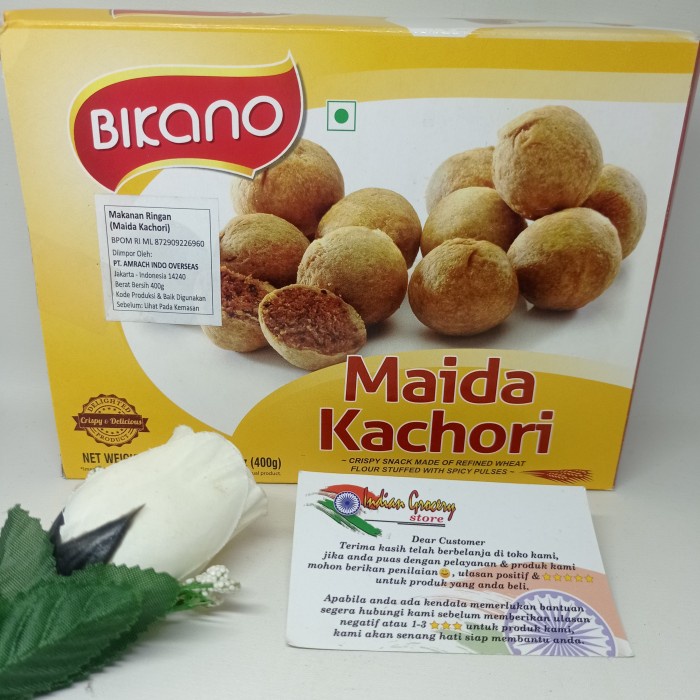 

BIKANO MAIDA KACHORI 400 GR