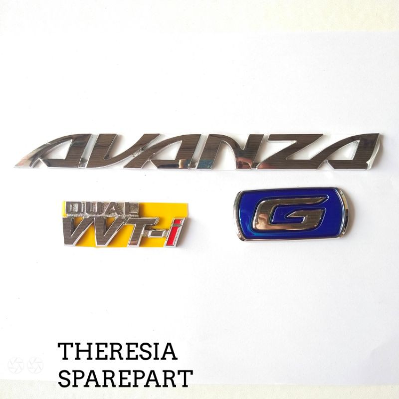 Jual Logo Emblem Bagasi Avanza Tipe G Shopee Indonesia