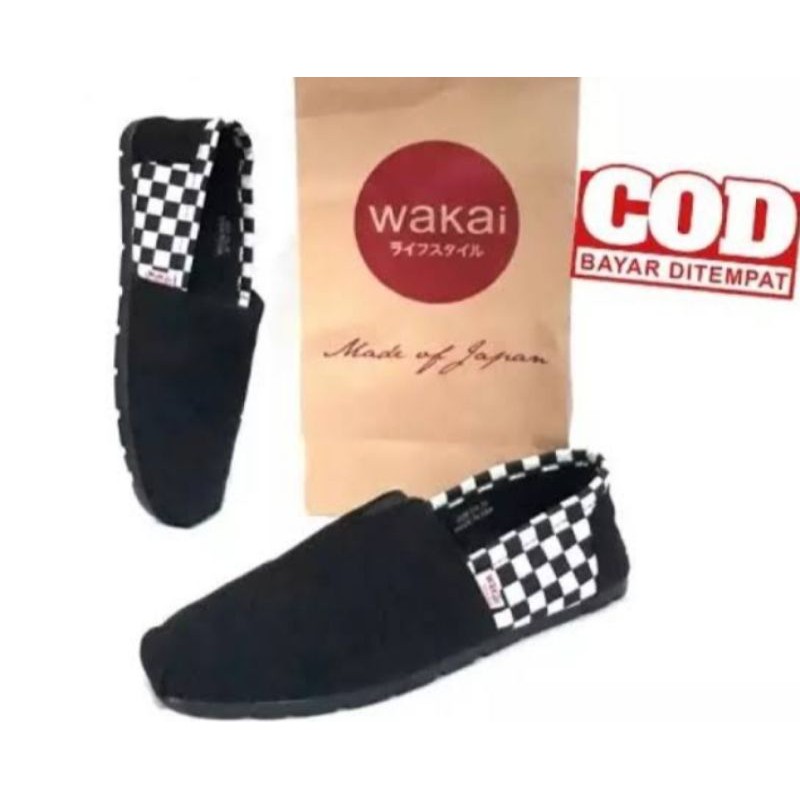 [ Size 36-43 ] Sepatu wakai label vietnam pria dan wanita terlengkap SEPATU WAKAI MURAH CATUR/ WAKAI