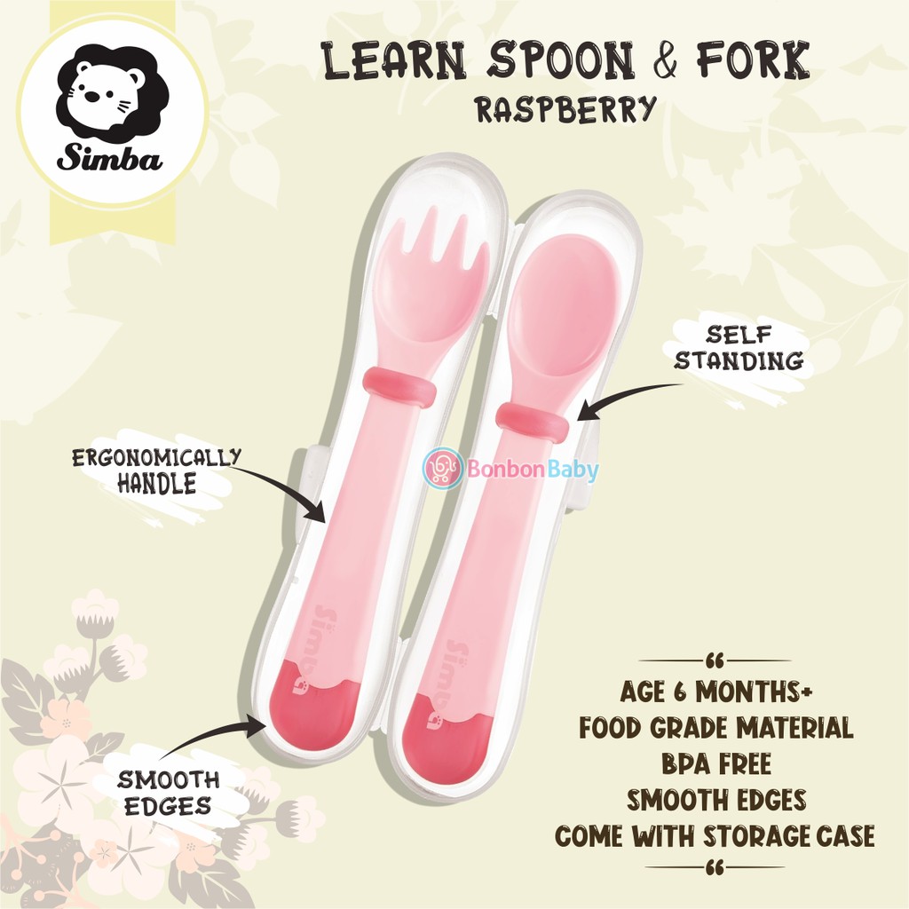 Simba Learn Spoon &amp; Fork Set P3371 / 3385