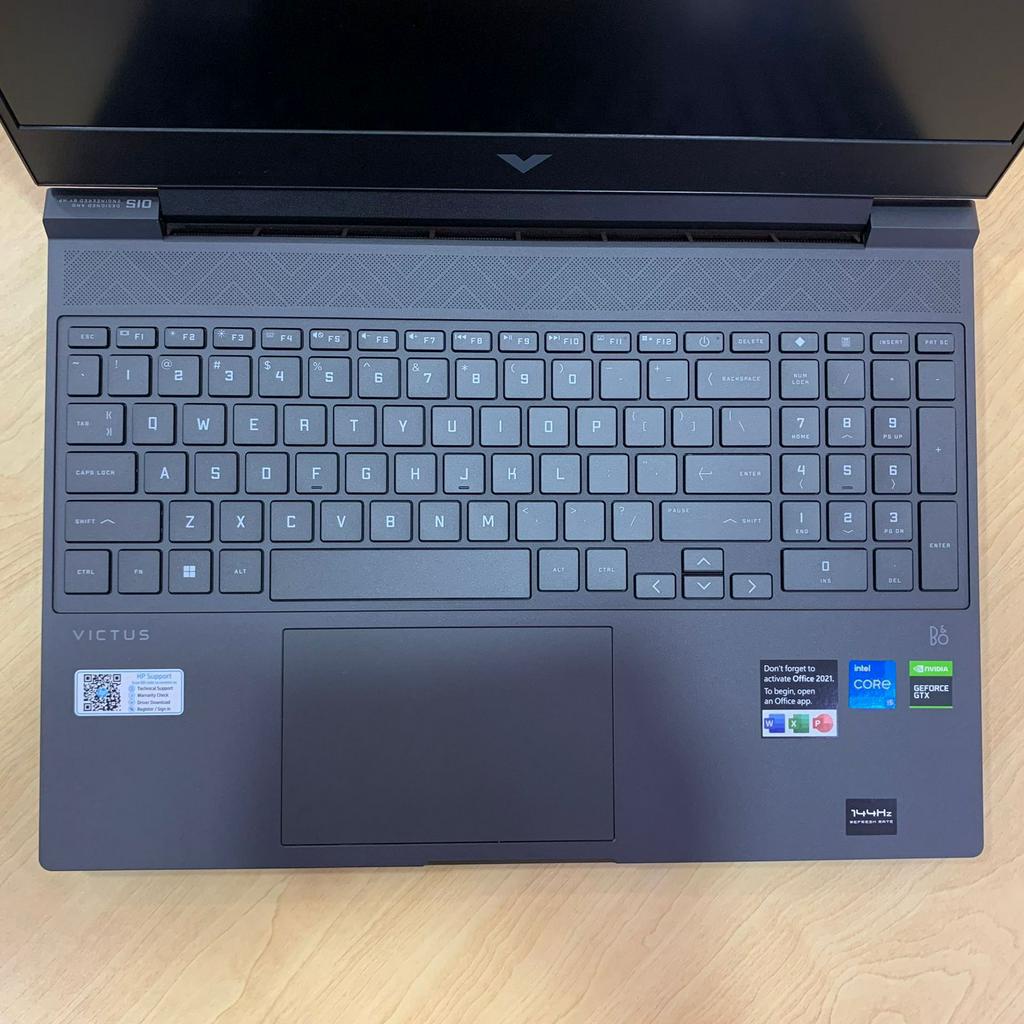 Laptop Gaming HP Victus 15 FA0011TX Intel i5 12500H RAM 40GB SSD 512GB RTX3050 4GB 144HZ WINDOWS 11 TERLARIS