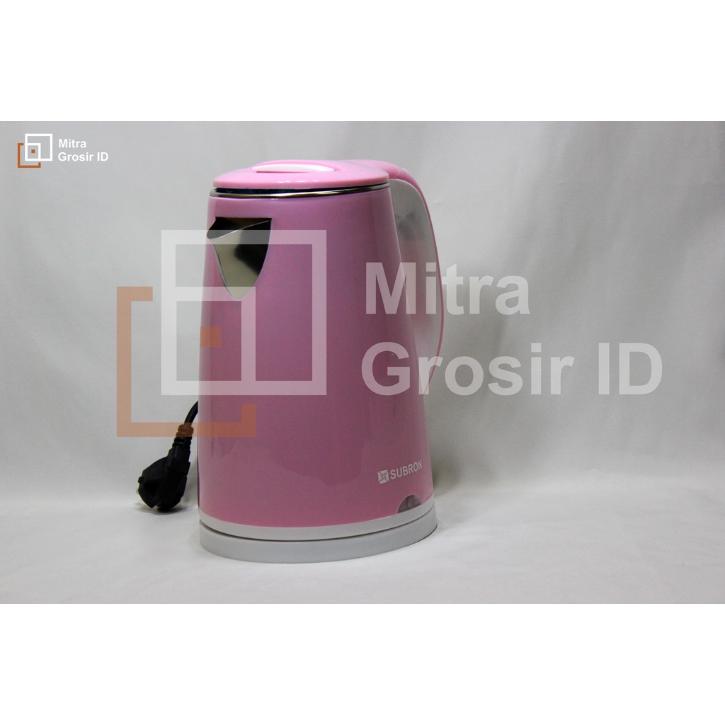 TEKO LISTRIK SUBRON PINK 2,3 LITER PEMANAS AIR ELECTRIC