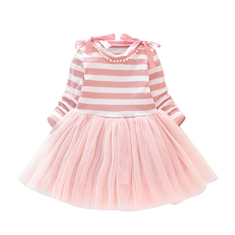 HappyOliver DRESS IMPORT MAKES PEARLY EBV Baju Dress Anak Perempuan Import/Dress Bayi Perempuan/Gaun Bayi Perempuan/Dress Pesta/Dress Bayi