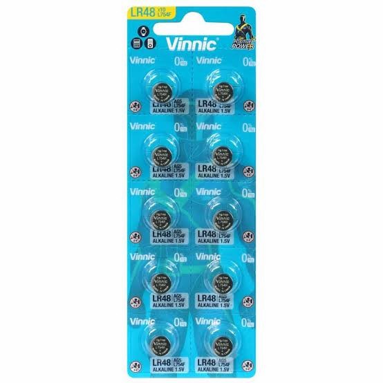 Baterai AG5 Button Cell Battery Alkaline/Vinnic/Tianqiu Battery kancing AG5 LR754