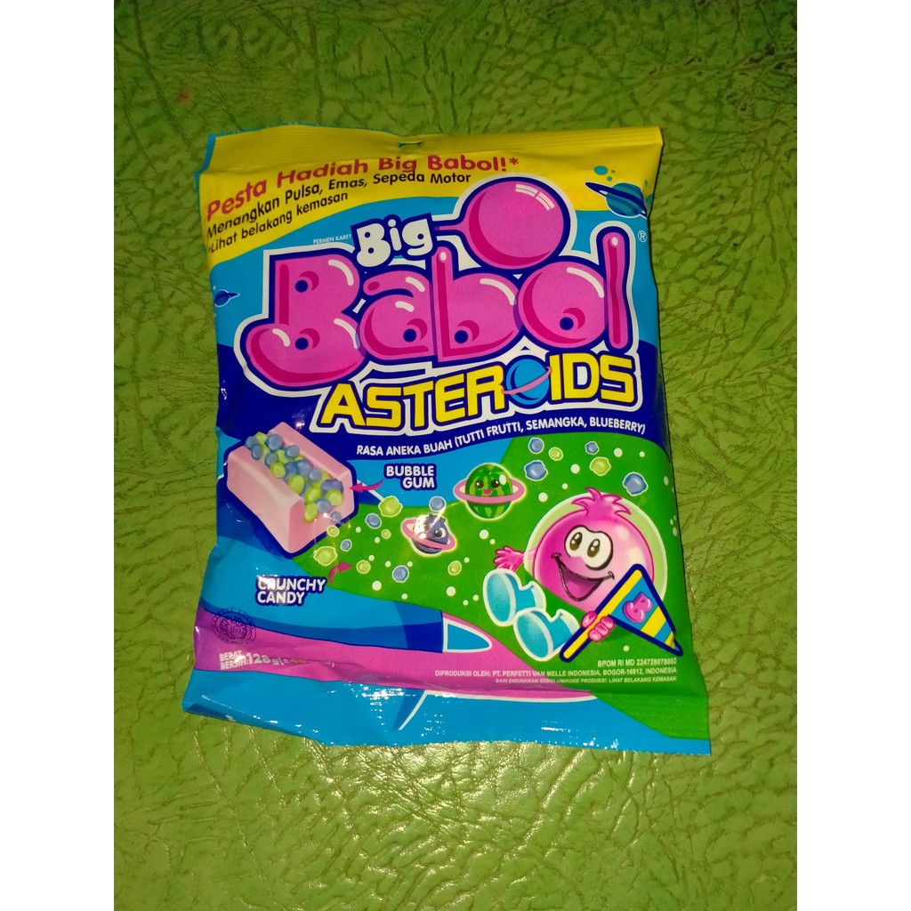 

BIG BABOL STROBERI, ASTEROID, RASA BUAH 140g (40x3.5g)