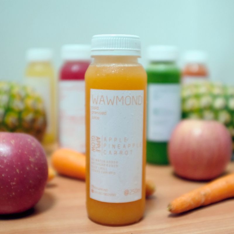 

Apple Glow Cold Pressed Juice (Jus Murni Apel, Wortel, Nanas)