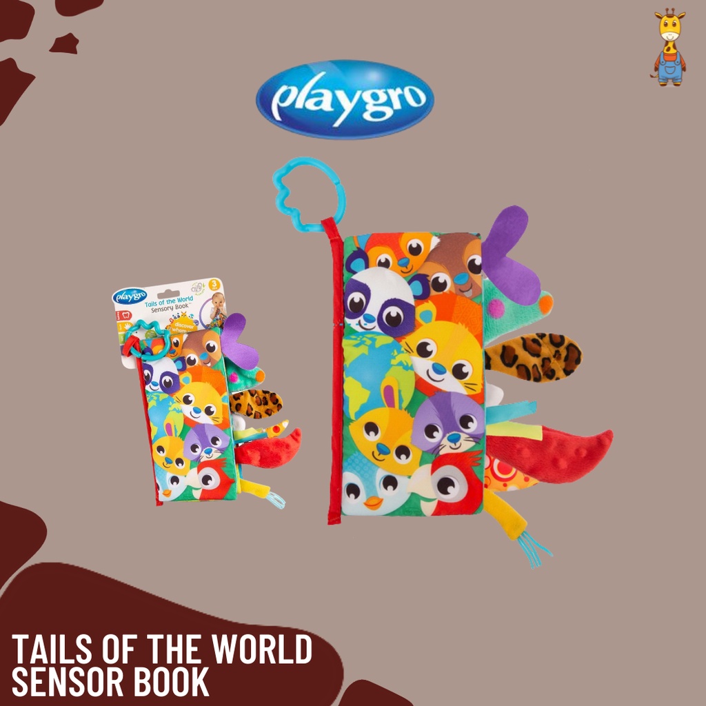 Playgro Tails Of The World Sensor Book