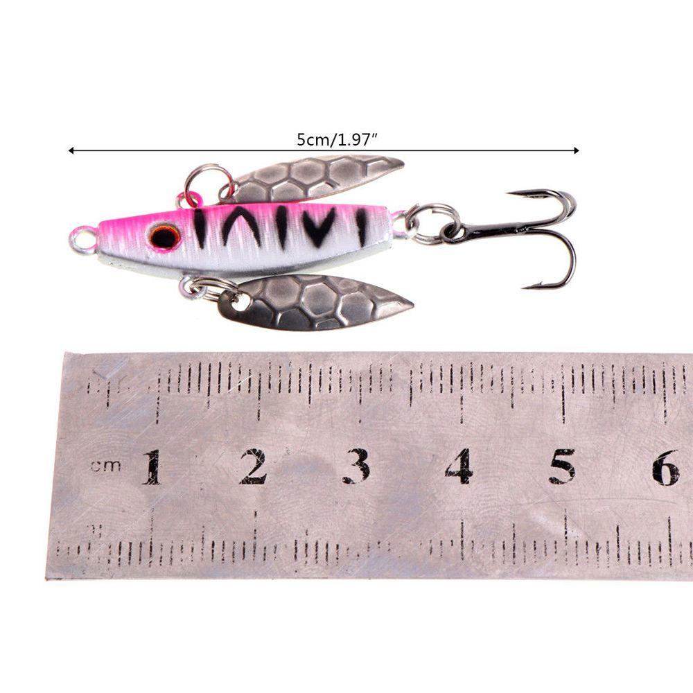 Top 4pcs /set Kait Pancing Es Renang Jigging Walleye Buatan