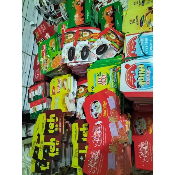 

Amplop Lebaran unik motif snack 800 lembar