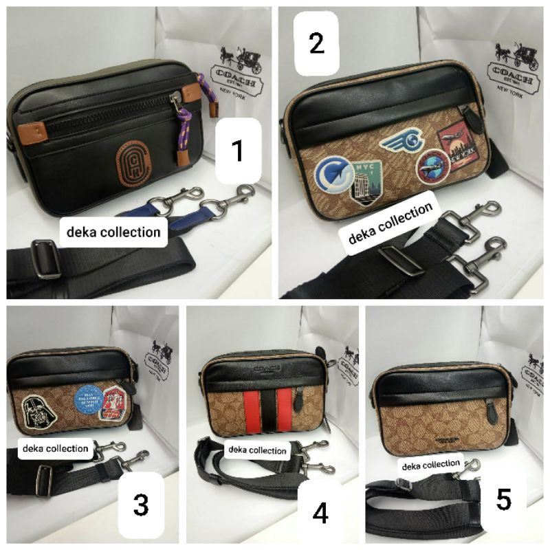 tas coach tas selempang pria wanita coach