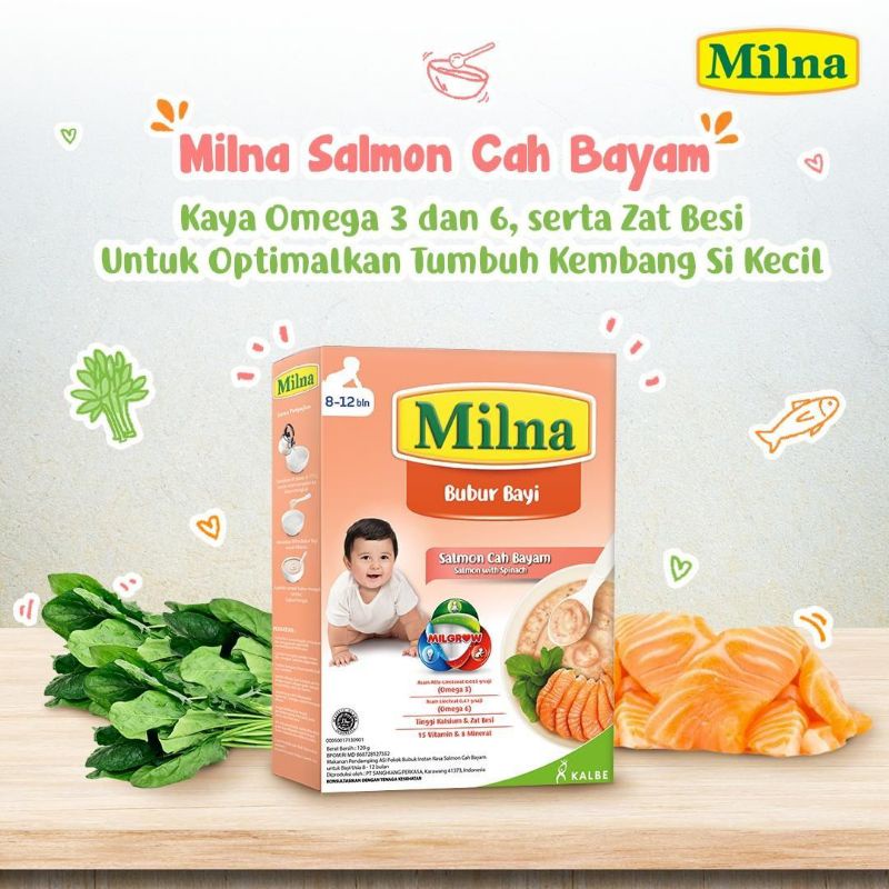 Milna Bubur MPASI 6+ dan 8+ bulan