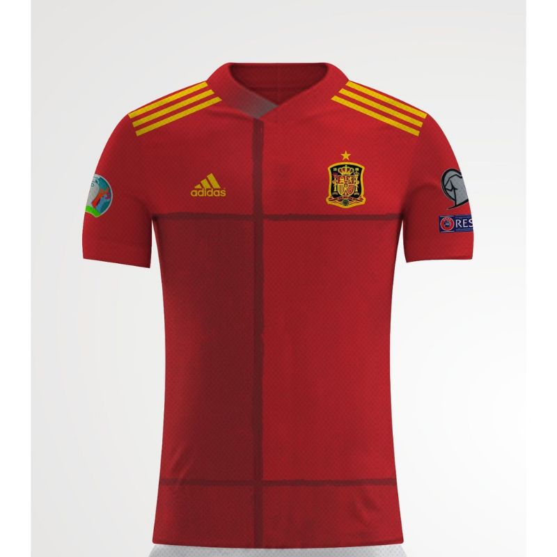 Jersey SPANYOL Home Away 2020-2021 Spain Full printing