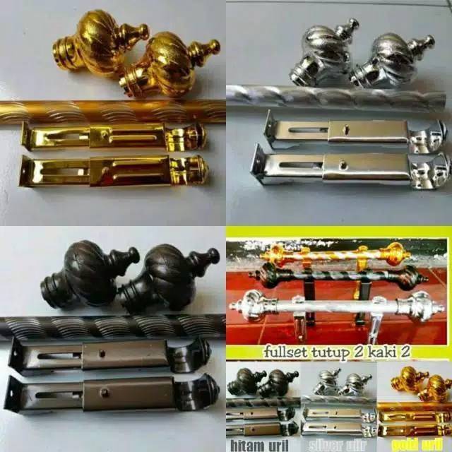 Gorden rolet soka uril gold silper coklat harga murah