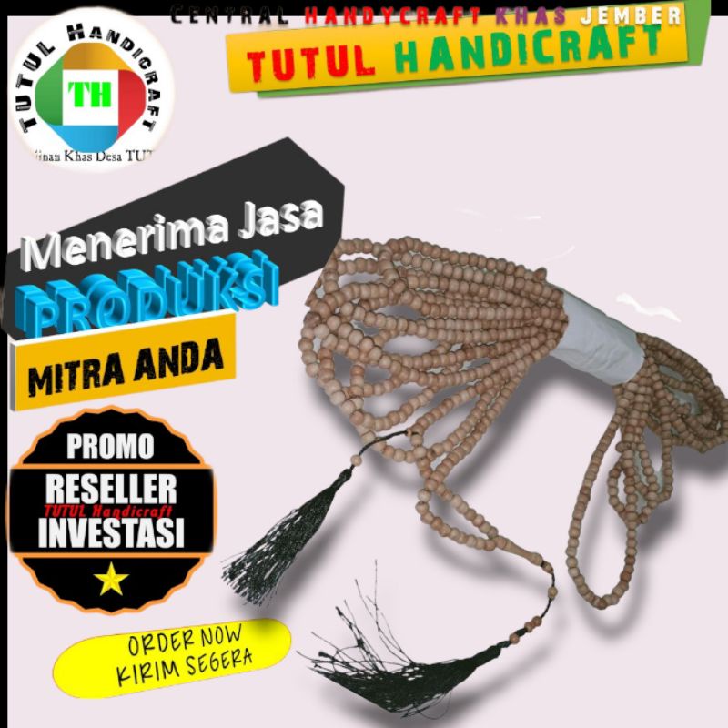 PROMO tasbih kayu Cendana 1000 biji butir - cendana jawa by TUTUL Handicraft
