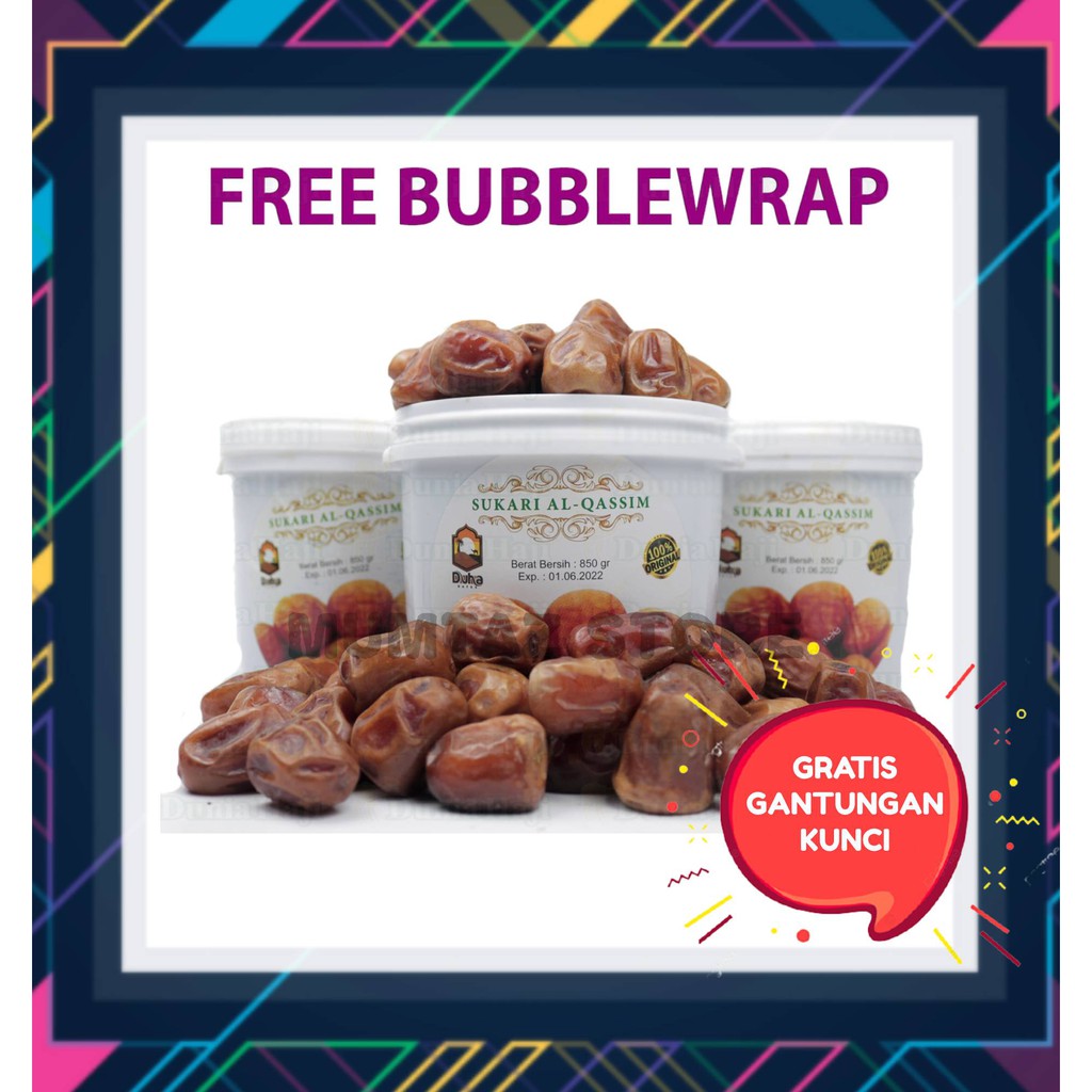 

[COD] Kurma SUKARI Ember Al-Qossim 850 GR/ Sukkari Ember Premium Kualitas 100% SUPER PREMIUM