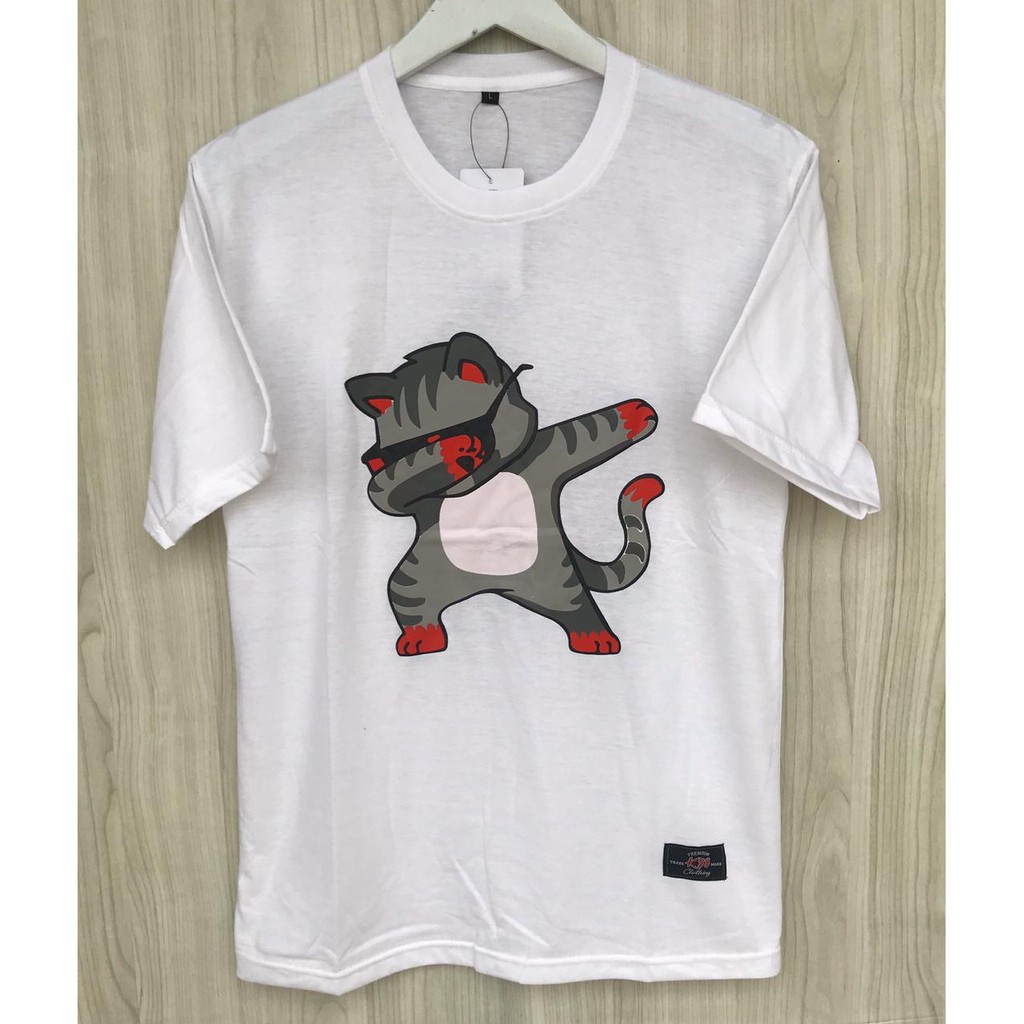  kaos  kucing  lucu couple cowo cewek ecer grosir keren murah 