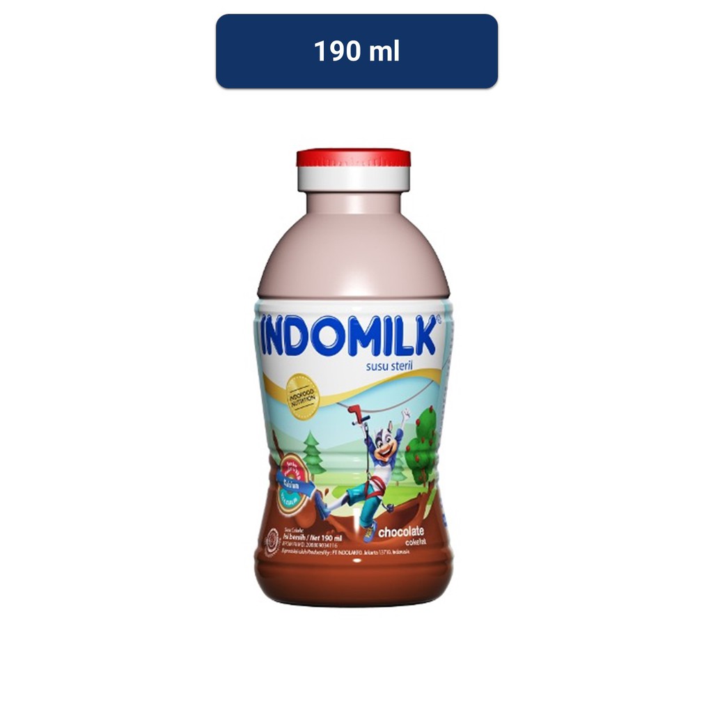 

Indomilk Susu Steril Coklat Botol 190 mL