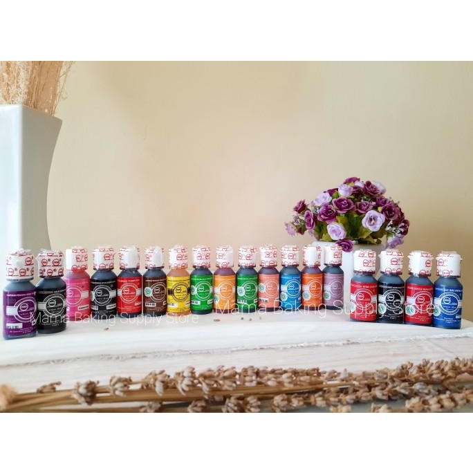 

CROSS Food Coloring Pewarna Makanan Merah Kuning Biru Hitam Cros 20 ml TERLARIS TERPERCAYA ORIGINAL