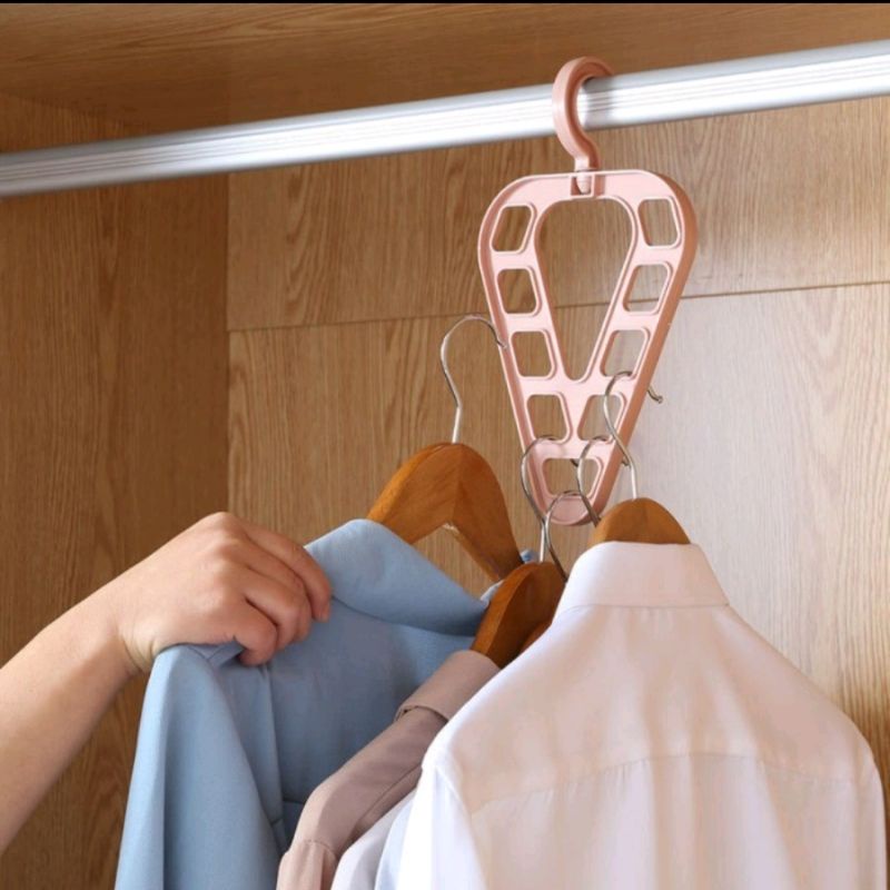 MAGIC HANGER BAJU 9 IN 1 LOVE/GANTUNGAN BAJU AJAIB