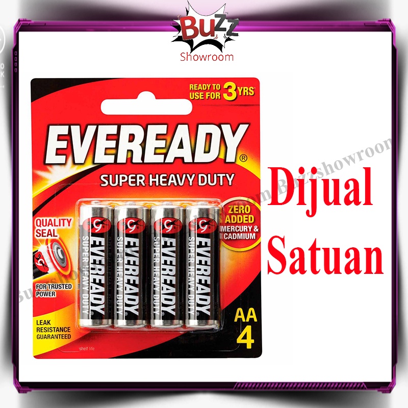 Baterai AA Eveready 9V Batre AAA Panasonc Satuan