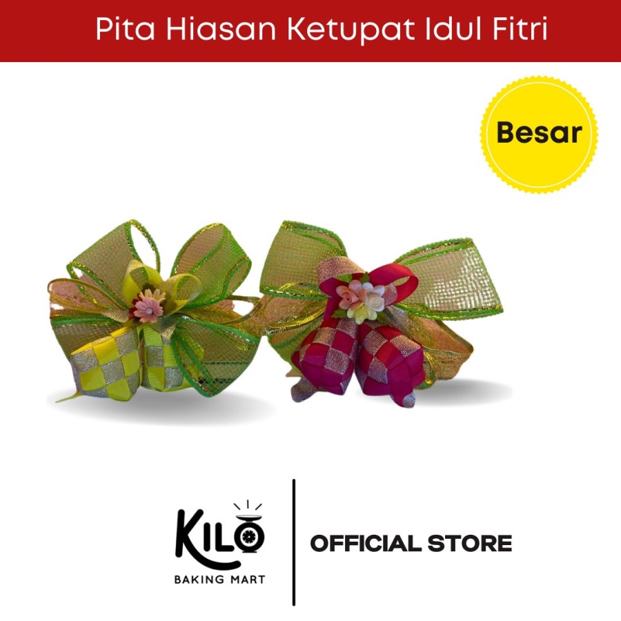 

Pita Hampers Lebaran / Pita hias idul fitri / Aksesoris hampers