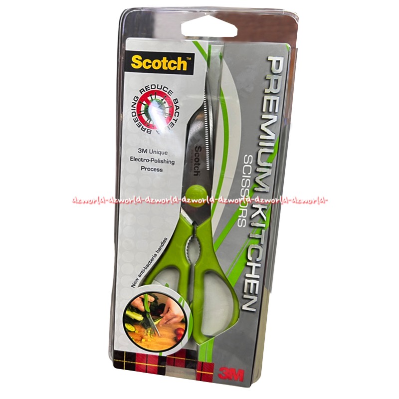 Scotch Premium Kitchen Scissors Gunting Dapur Untuk Potong Sayur Buah 3M Anti Bakteri