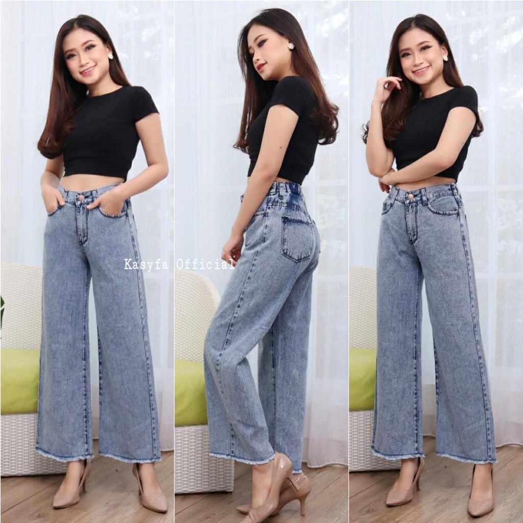 KULOT JEANS SNOW RAWIS // KULOT JEANS WANITA (PREMIUM)