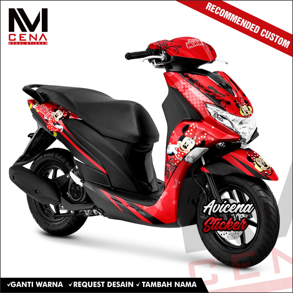 Sticker Decal Yamaha Freego Decal Sticker Freego Sticker Striping Decal Freego Full Body micky