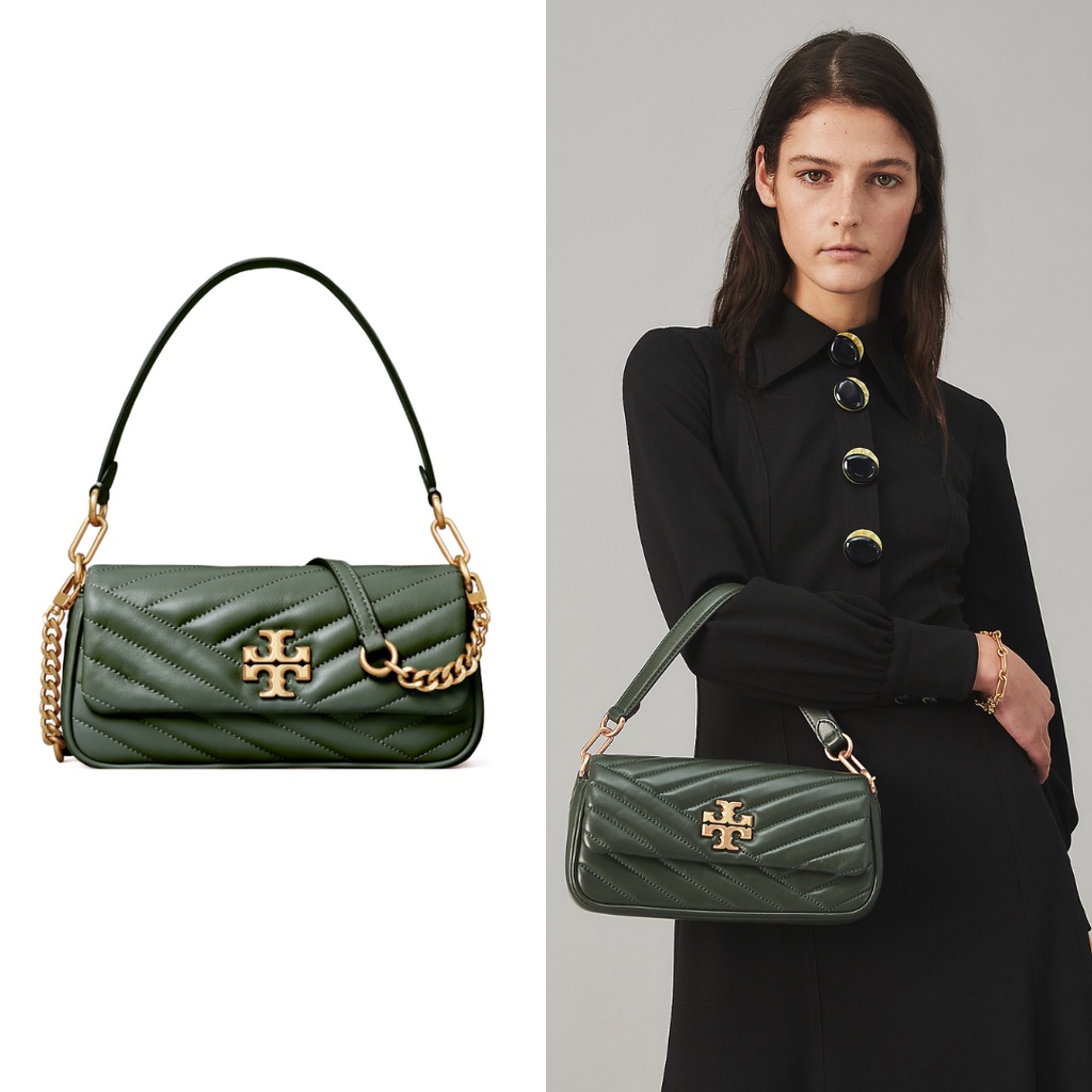 Tory Burch Kira Chevron Small Flap Shoulder Bag - Sycamore