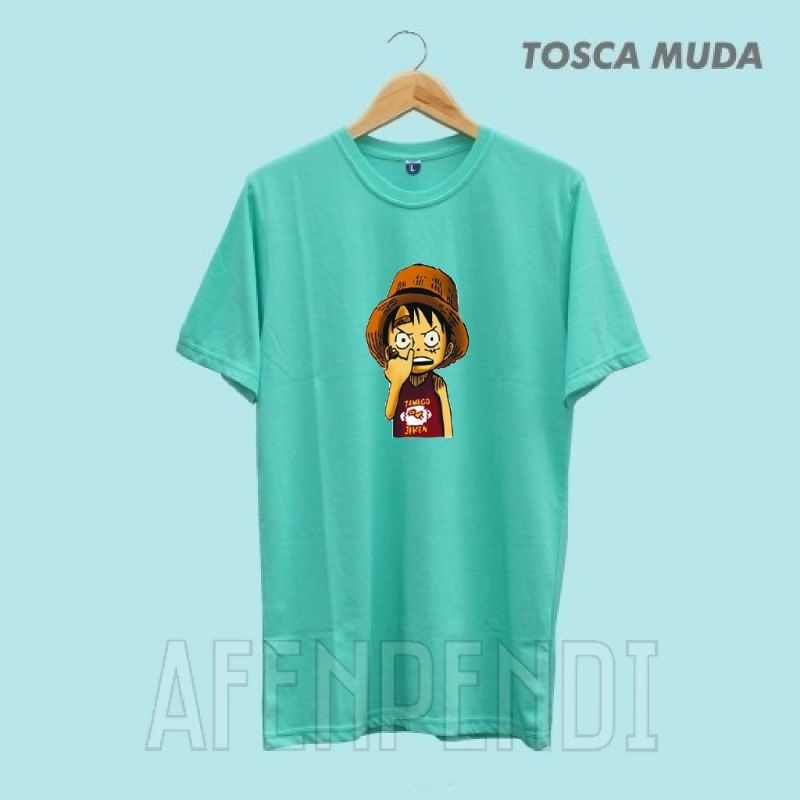 KAOS KAOS PRIA UKURAN S M L XL XXL XXXL  TOPI NGUPIL