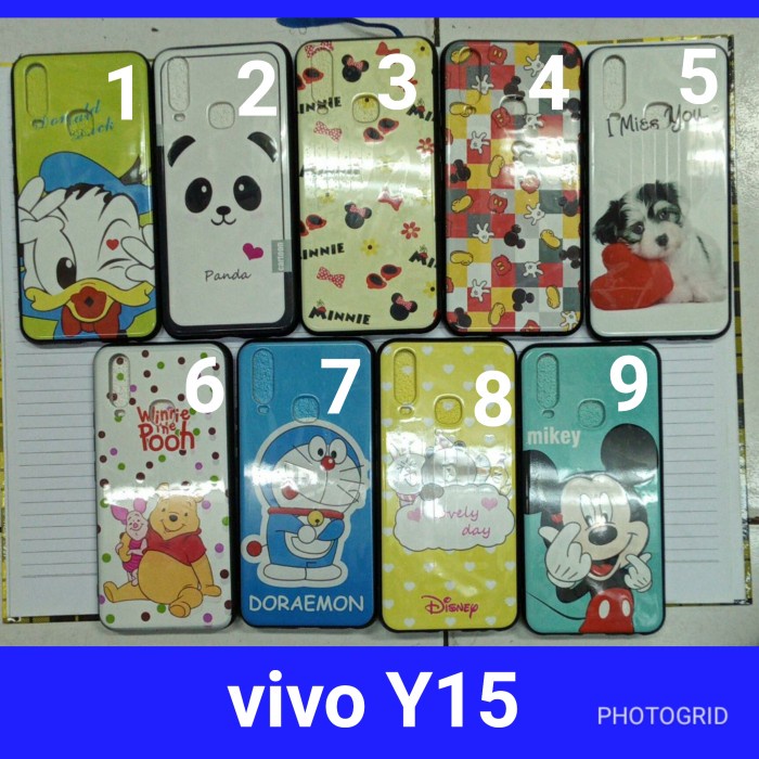 softcase disney for vivo Y15 cassing cover silikon case vivo Y15 new