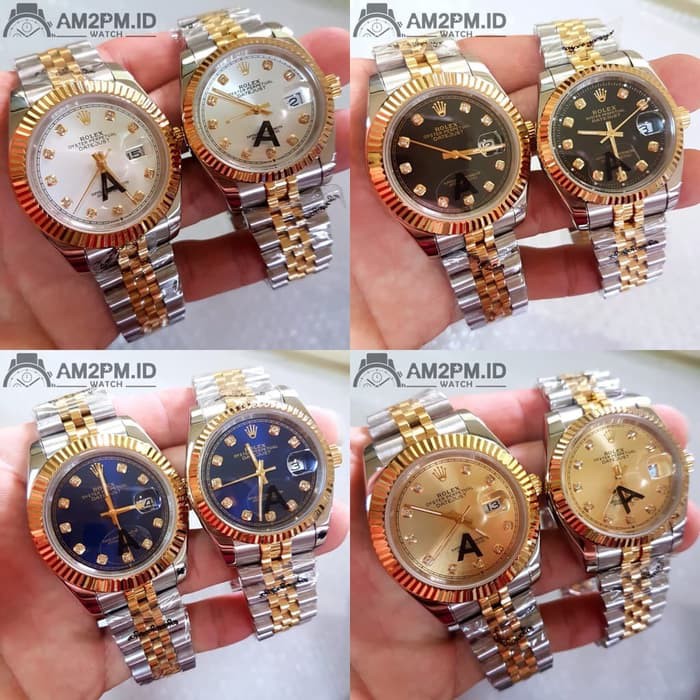 Suplier Rolex Oyster Perpetual Datejust Diamond Auto Couple Two Tone