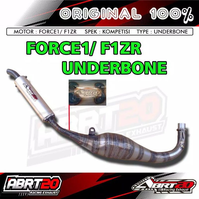 Knalpot ABRT20 F1zr / Force1 Kompetisi Underbone 116 - 125 cc ORIGINAL