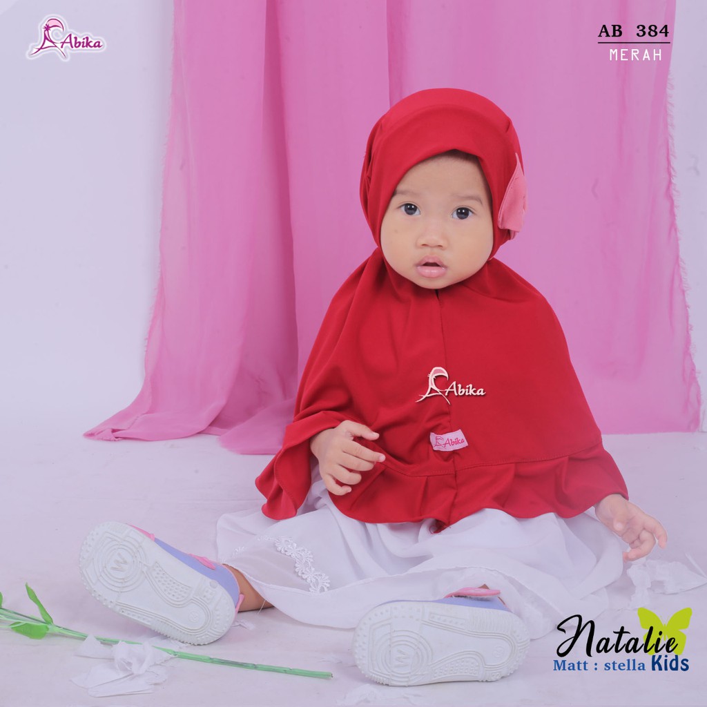 JILBAB KERUDUNG ANAK AB 384 NATALIE KIDS ABIKA